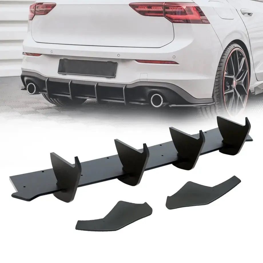 VW Golf 8 GTI Maxton Design Rear Diffuser