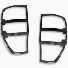 Ford Ranger Matt Black Tail-light Trims (REAR)