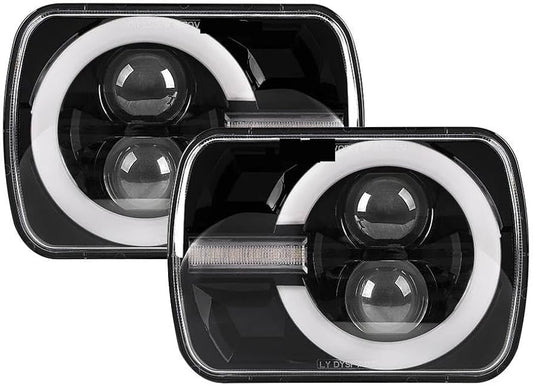 7X6 5X7 Led Headlights For Jeep For Wrangler