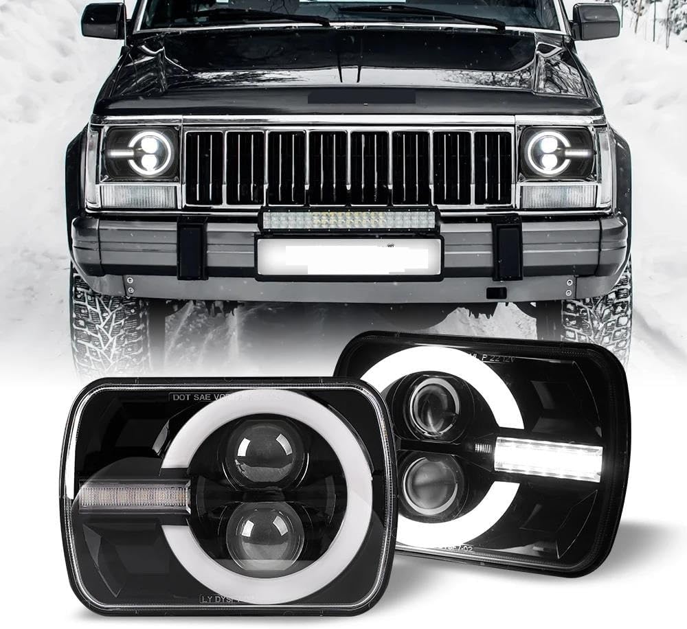 7X6 5X7 Led Headlights For Jeep For Wrangler