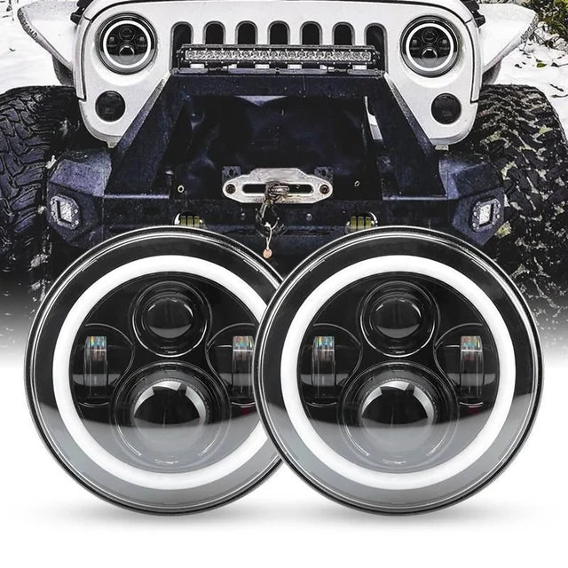 7-inch 75W Jeep Headlight HALO LED (Wrangler)
