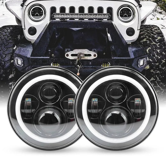 7-inch 75W Jeep Headlight HALO LED (Wrangler)