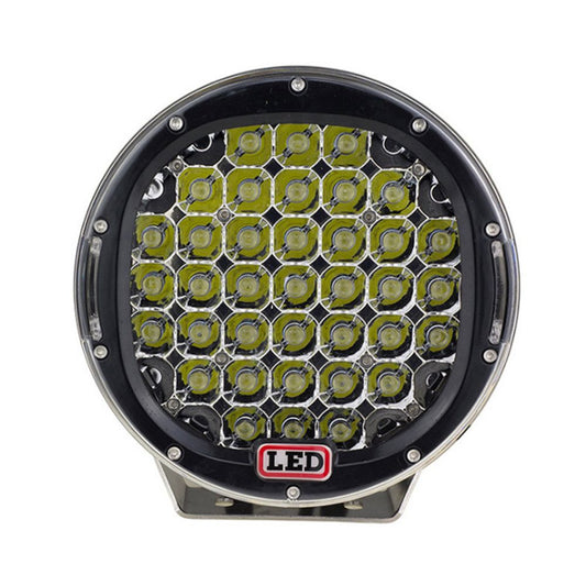 9 Inch Round 37 LED 185W Off-Road Spot Work Light Vehicle Light Set Of 2 - Black