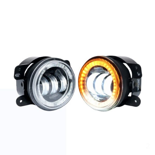 4 Inch Angel Eye Fog Light Car Led Fog WHITE and YELLOW